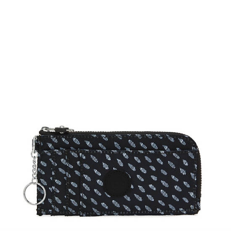 Black Kipling Dafni Printed Wallet Wallets | GSWFRY-730