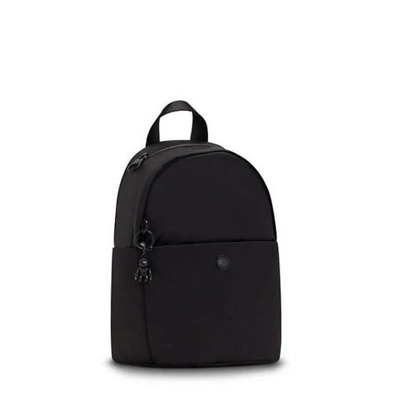 Black Kipling Delia Mini Backpacks | QPXMIF-360