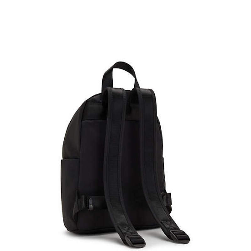 Black Kipling Delia Mini Backpacks | QPXMIF-360