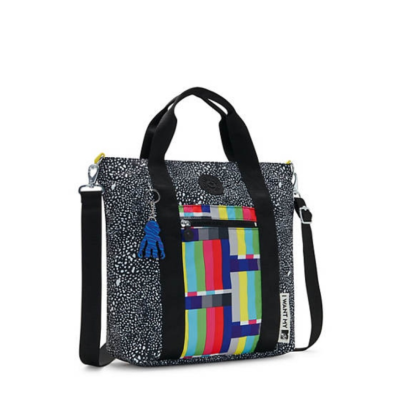 Black Kipling Done That MTV Tote Bags | FMTURB-895