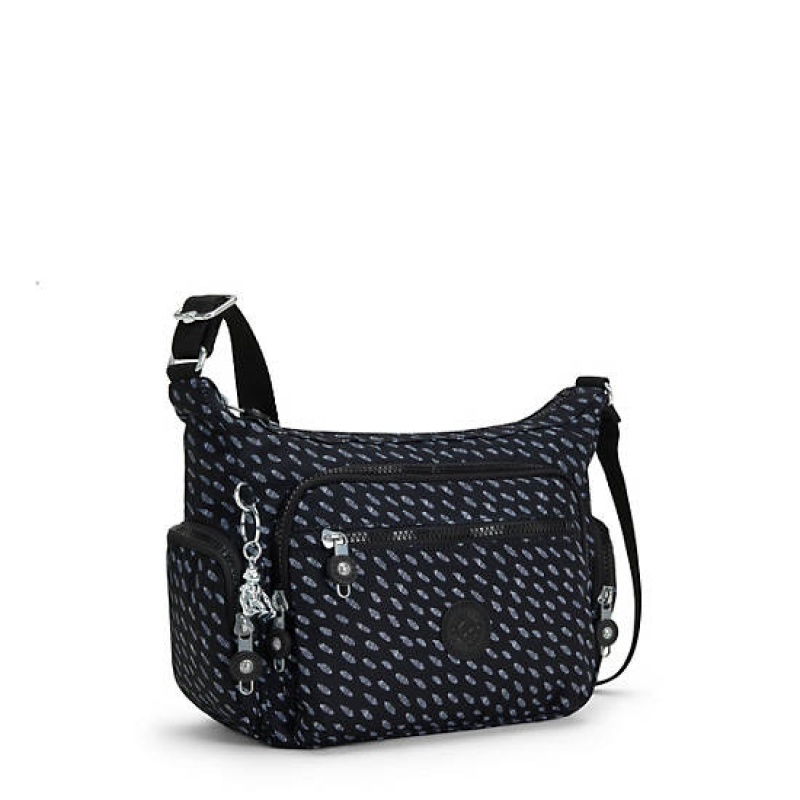 Black Kipling Gabbie Small Printed Crossbody Bags | TOXMSI-201