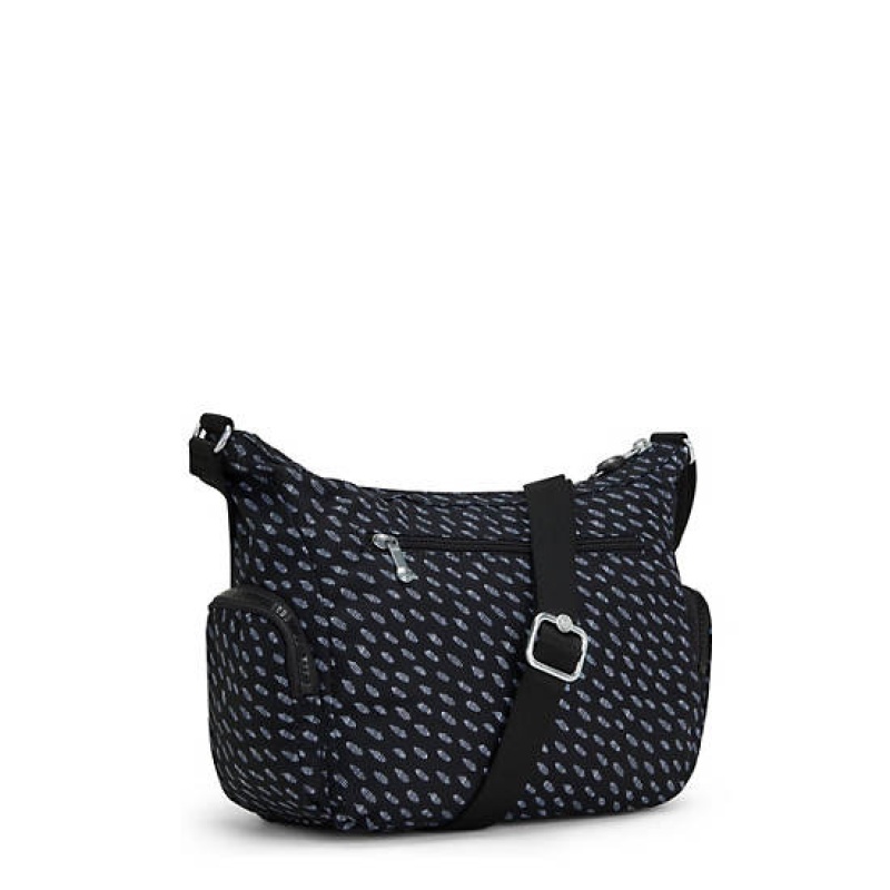 Black Kipling Gabbie Small Printed Crossbody Bags | TOXMSI-201