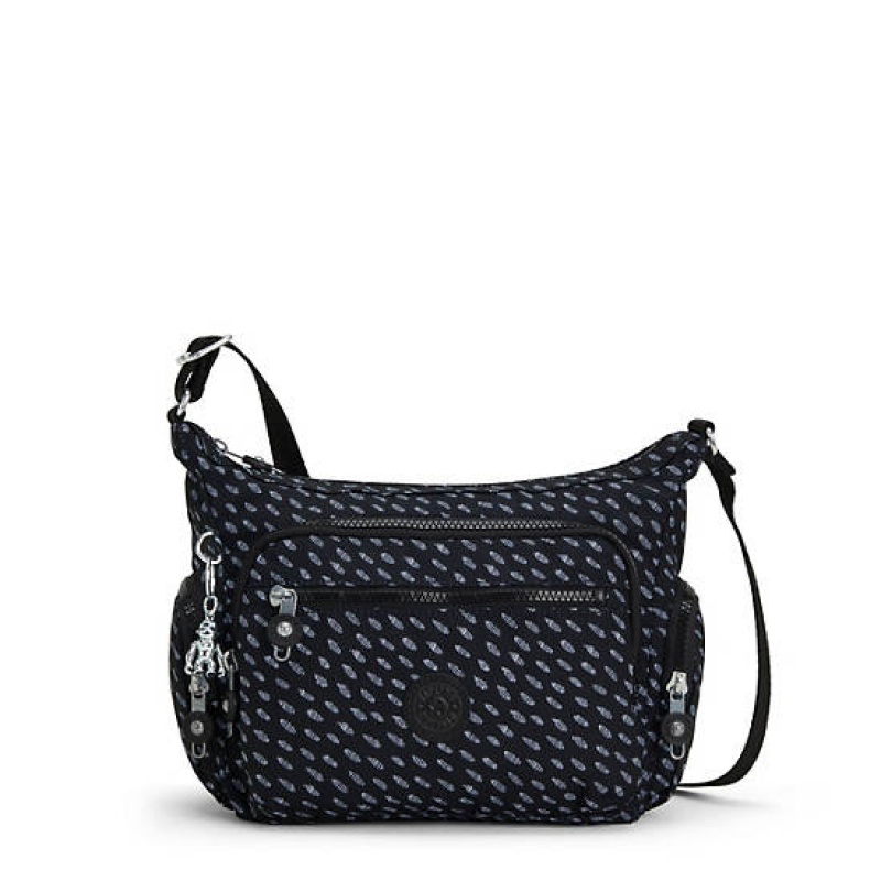 Black Kipling Gabbie Small Printed Crossbody Bags | TOXMSI-201