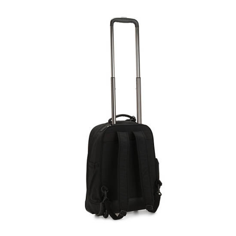 Black Kipling Gaze Classic Large Rolling Backpacks | ZUBTMN-492