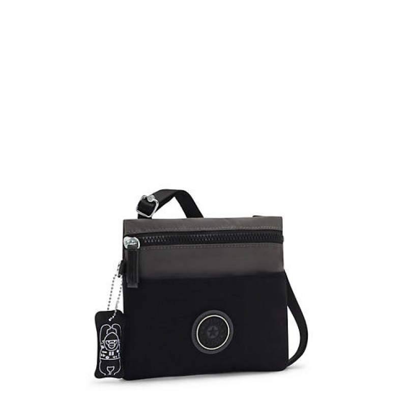 Black Kipling Gib Crossbody Bag Handbag | QVBSXI-536