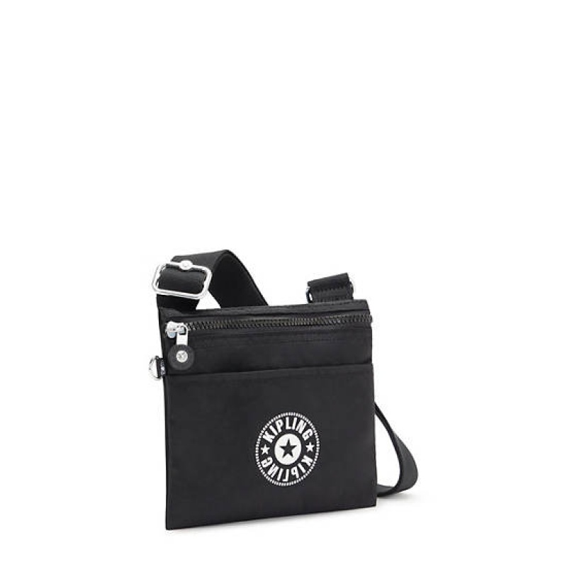 Black Kipling Gib Crossbody Bags | QSCBTH-035