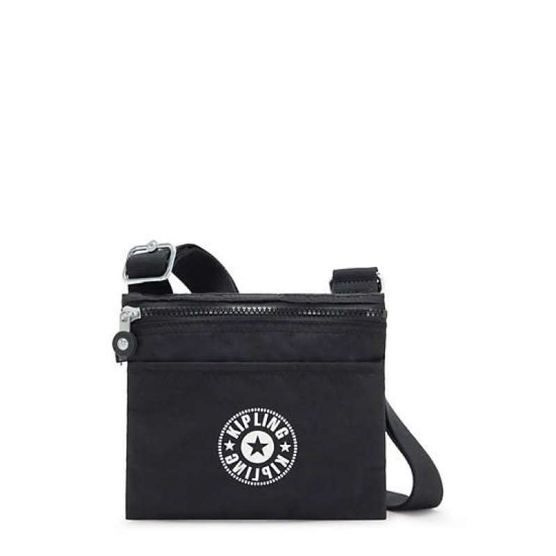 Black Kipling Gib Crossbody Bags | QSCBTH-035