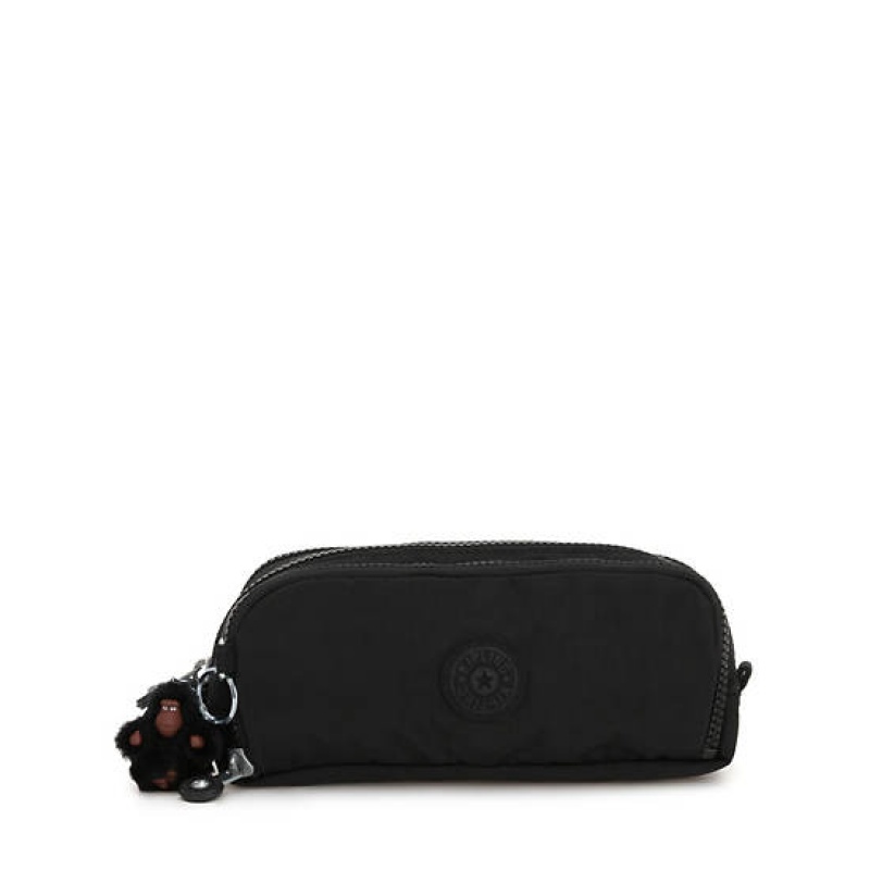 Black Kipling Gitroy Classic Pencil Case Bags | VQRUHO-983