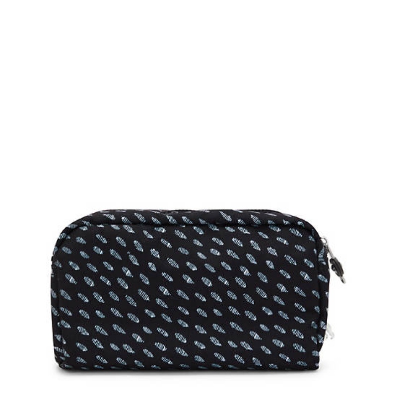 Black Kipling Gleam Printed Pouch Bags | UMZJVA-574