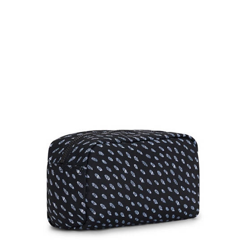 Black Kipling Gleam Printed Pouches | HBMPUW-542