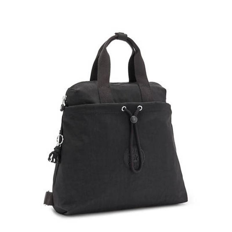 Black Kipling Goyo Medium Backpack Tote Handbag | KDNBLO-437