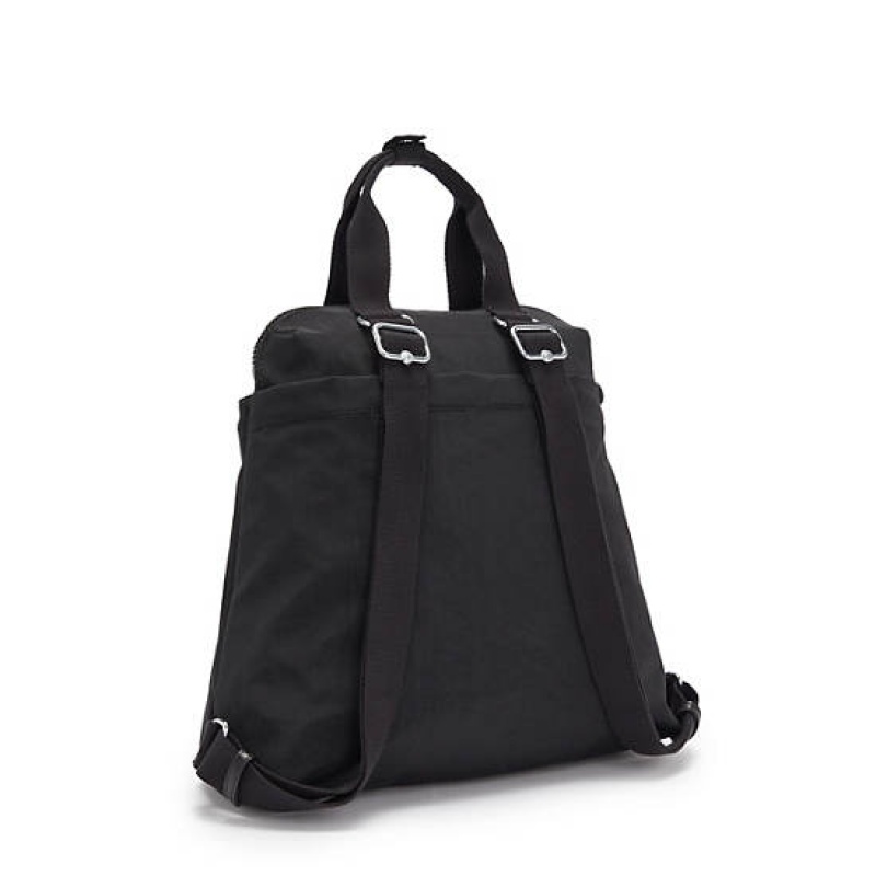 Black Kipling Goyo Medium Backpack Tote Handbag | KDNBLO-437