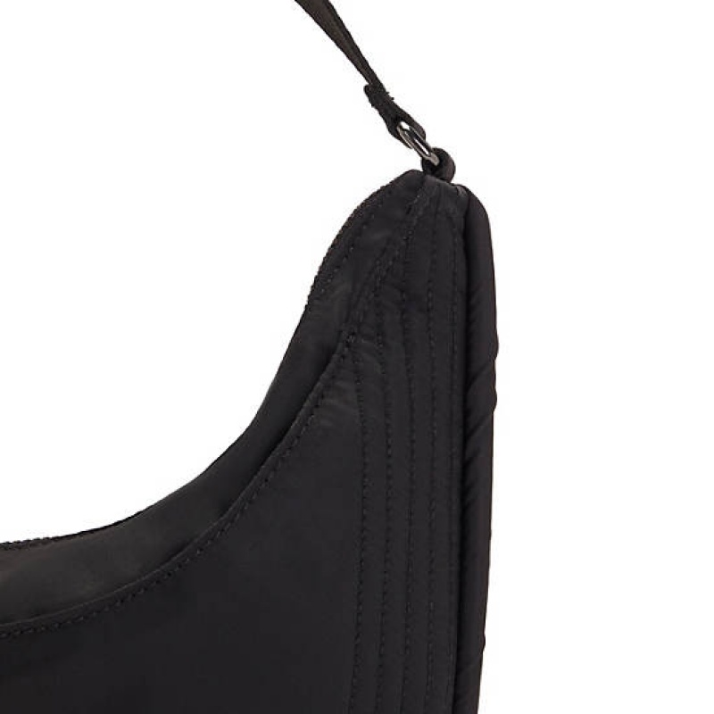 Black Kipling Hania Shoulder Bags | MQSGFN-598