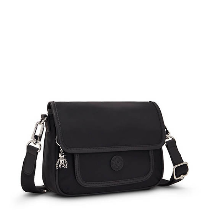 Black Kipling Inaki Crossbody Bags | WJHYBA-714