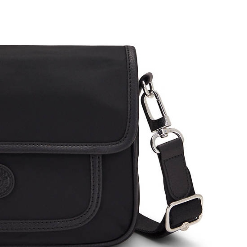 Black Kipling Inaki Crossbody Bags | WJHYBA-714