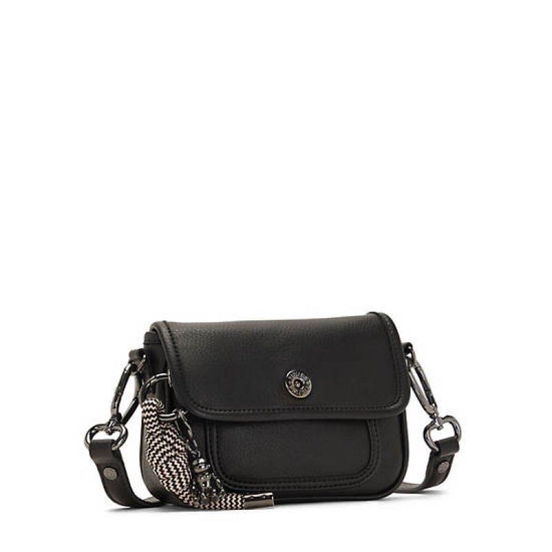 Black Kipling Inaki Small Crossbody Bags | YGJBIQ-946