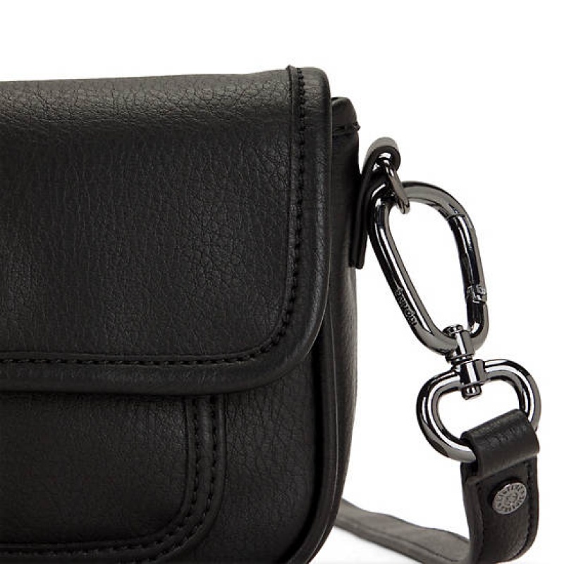 Black Kipling Inaki Small Crossbody Bags | YGJBIQ-946