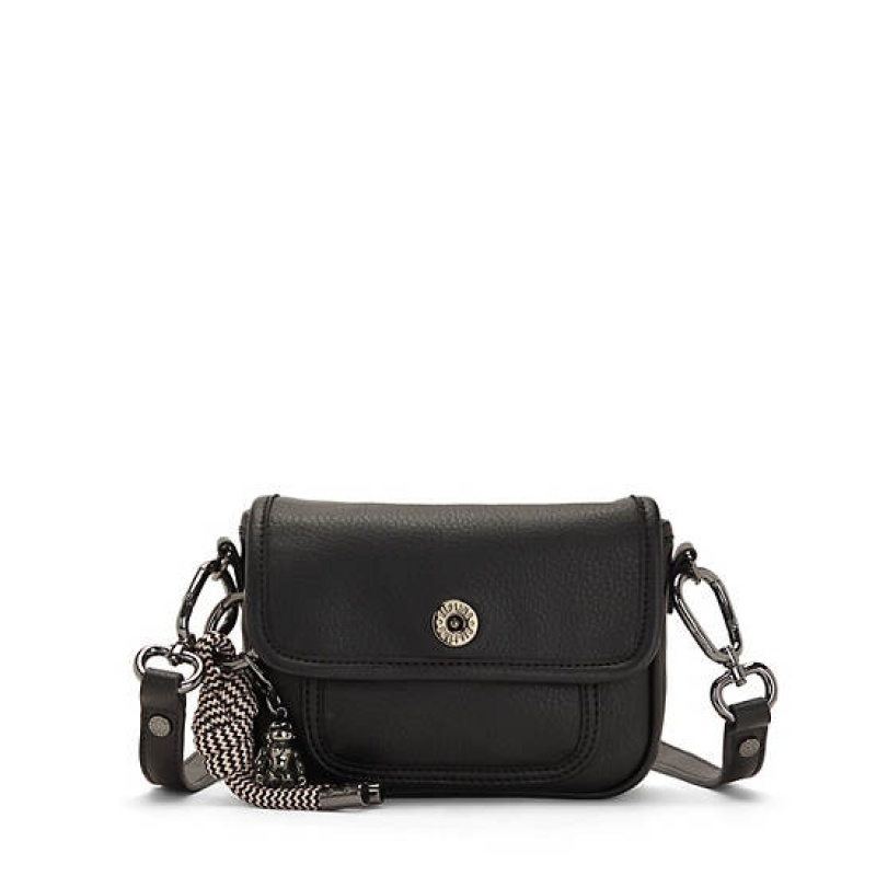 Black Kipling Inaki Small Crossbody Bags | YGJBIQ-946