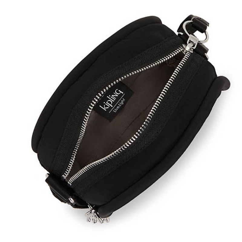 Black Kipling Jesper Crossbody Bags | LHMKUD-704