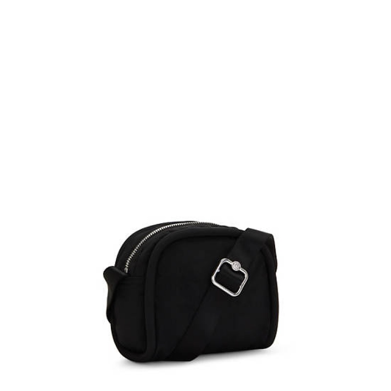 Black Kipling Jesper Crossbody Bags | LHMKUD-704