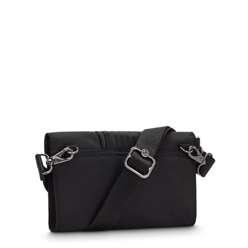 Black Kipling Lelio Crossbody Bags | JSCPOX-760