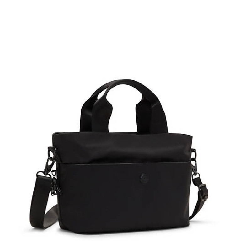 Black Kipling Minta Shoulder Bags | UIDTSA-860