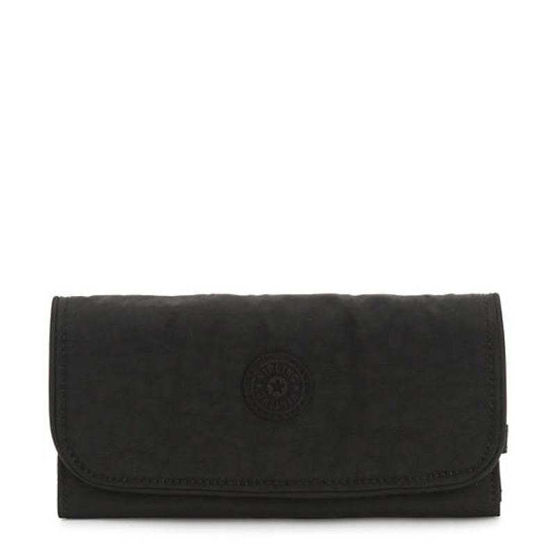 Black Kipling Money Land Snap Wallets | GRKOEC-480