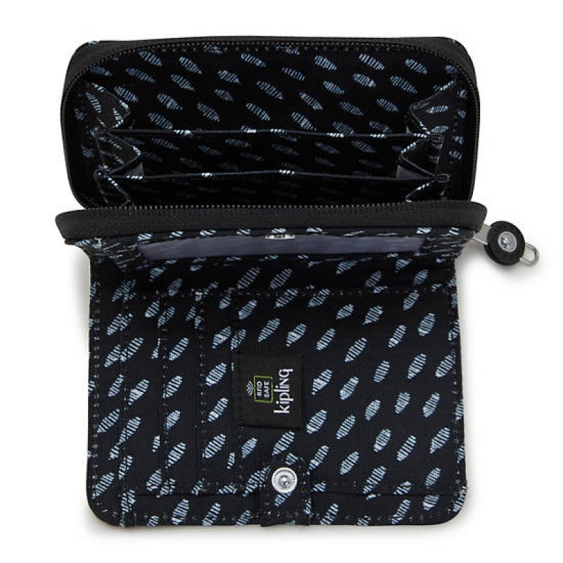 Black Kipling Money Love Classic Printed Small Wallet Wallets | FQJGVC-856