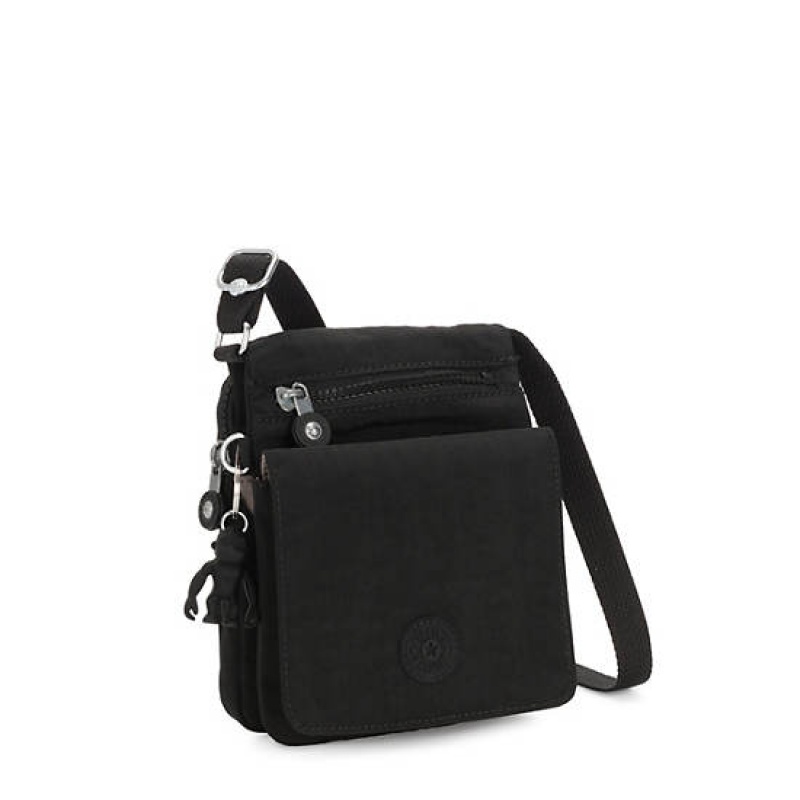 Black Kipling New Eldorado Crossbody Bag | UTHOJN-894