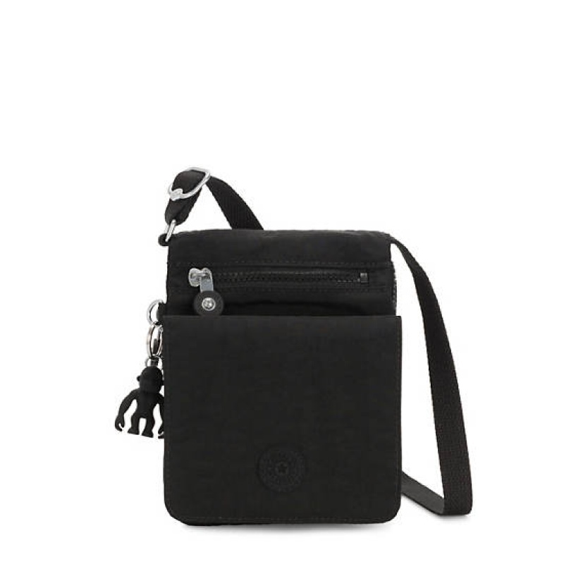 Black Kipling New Eldorado Crossbody Bag | UTHOJN-894