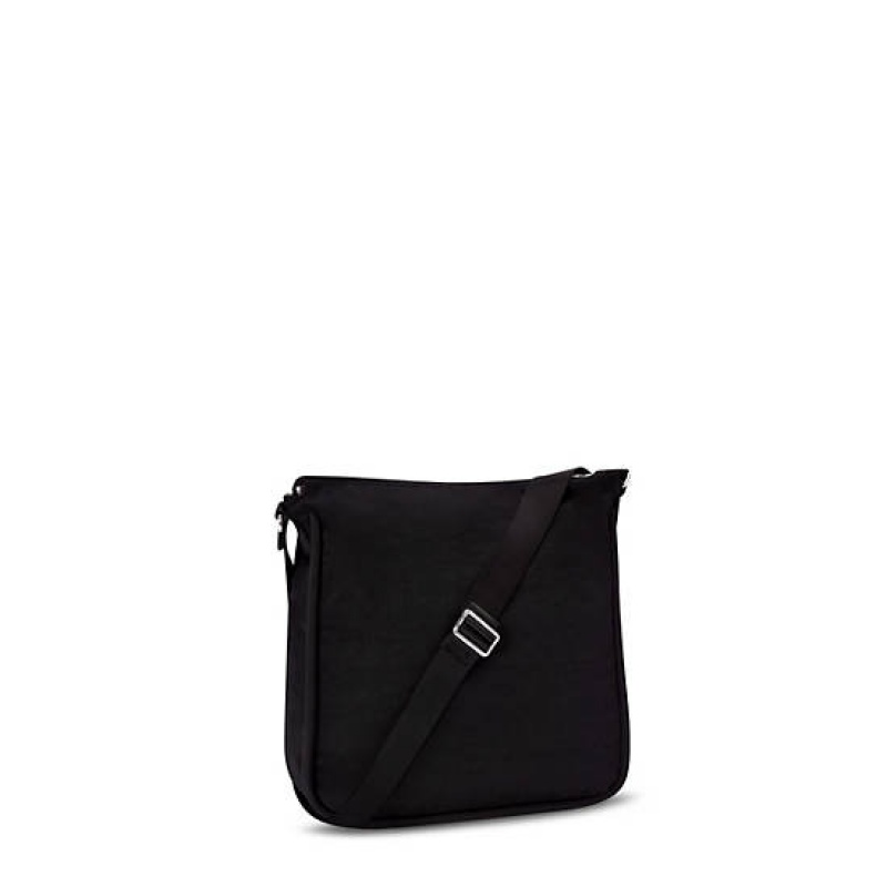 Black Kipling Oswin Shoulder Bags | MBRQAN-941