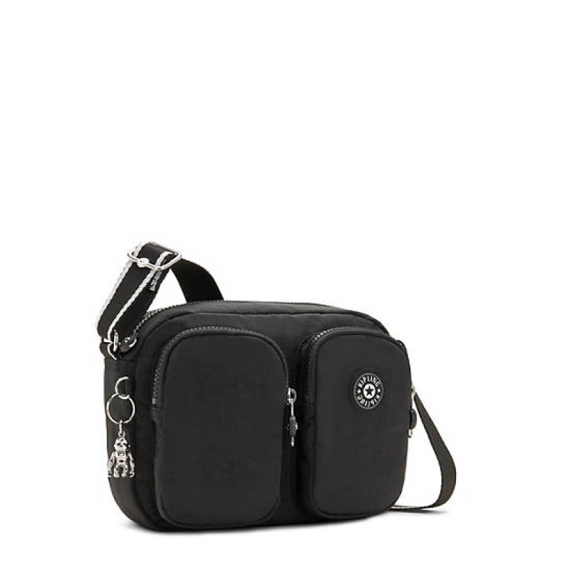 Black Kipling Patti Crossbody Bags | CPISYJ-468