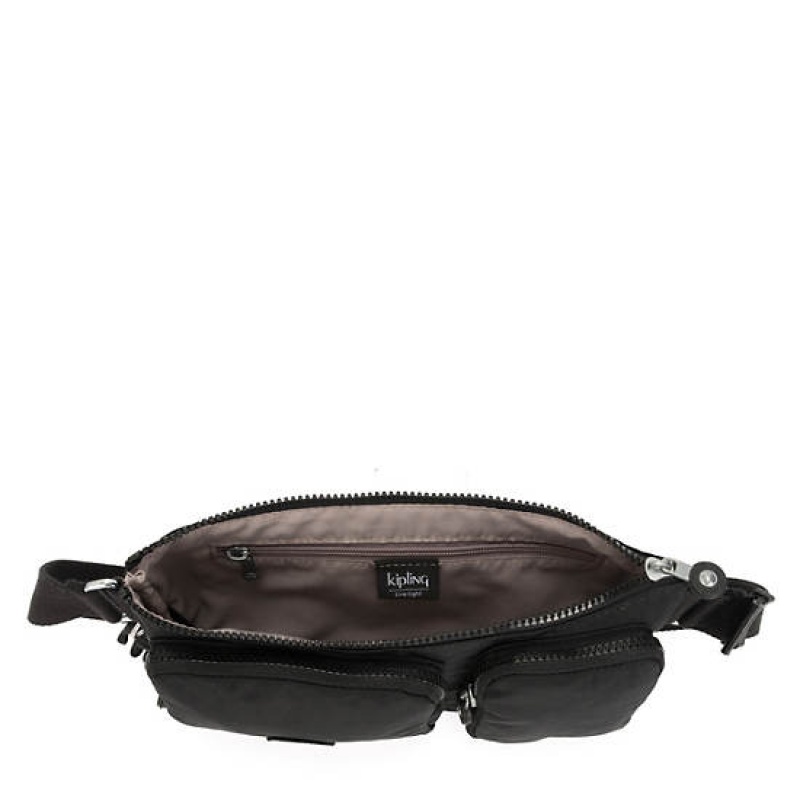 Black Kipling Presto Up Waist Bags | GOSLDV-160