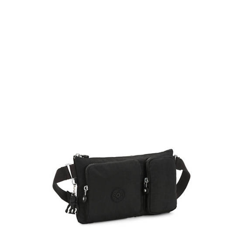 Black Kipling Presto Up Waist Bags | LHNUGJ-901