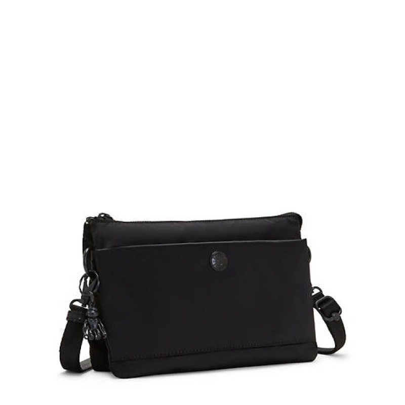 Black Kipling Riri Crossbody Bags | PZLGWF-971