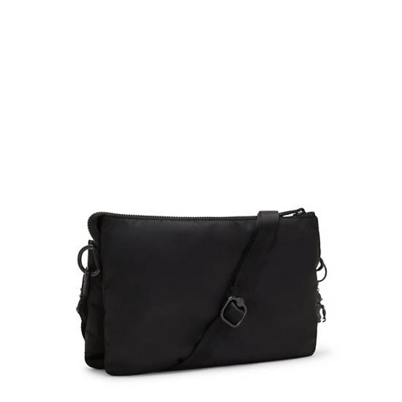 Black Kipling Riri Crossbody Bags | PZLGWF-971