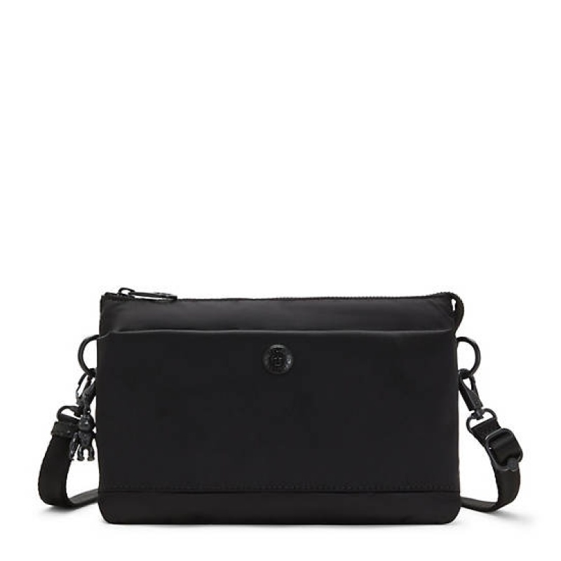 Black Kipling Riri Crossbody Bags | PZLGWF-971