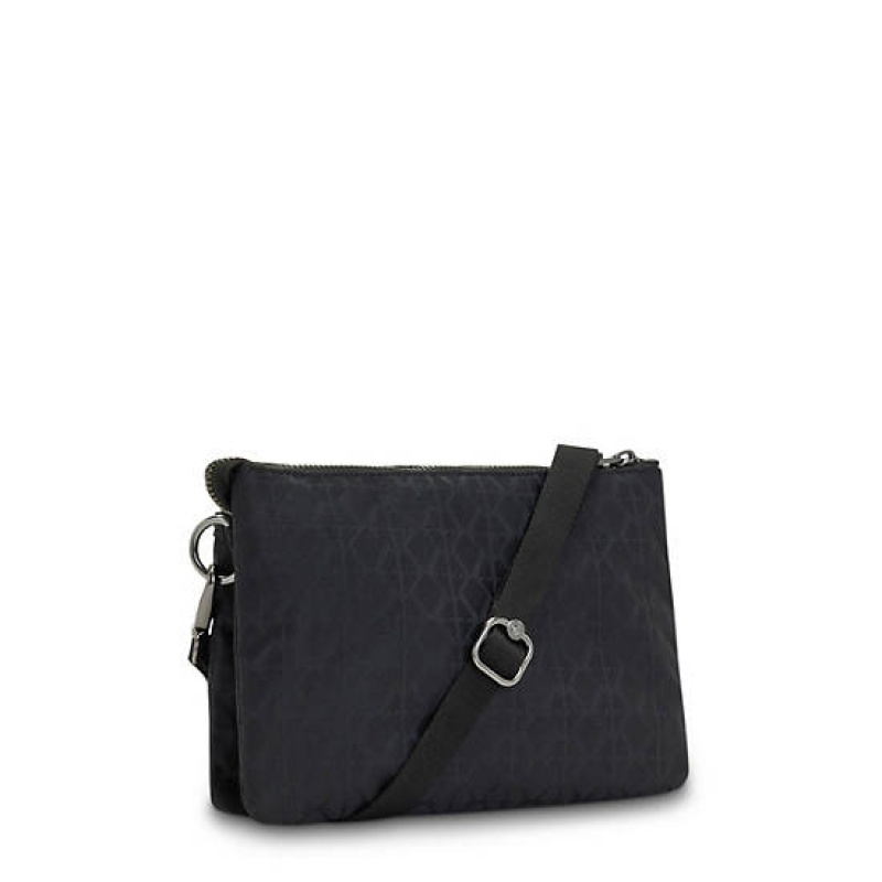 Black Kipling Riri Crossbody Bags | QFBODM-297