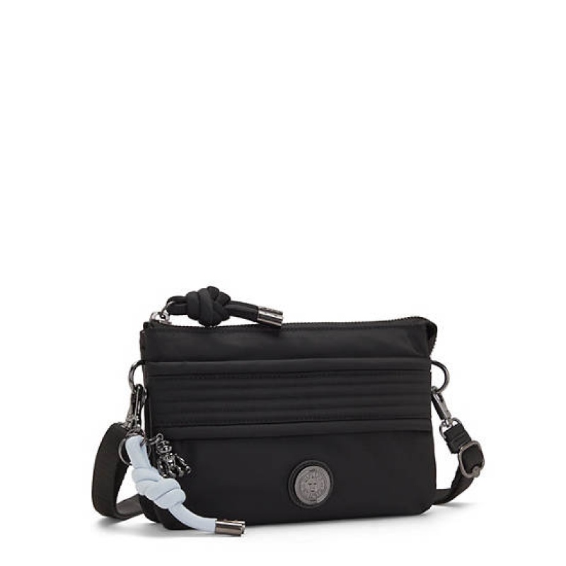 Black Kipling Riri Crossbody Bags | VCMXSA-438