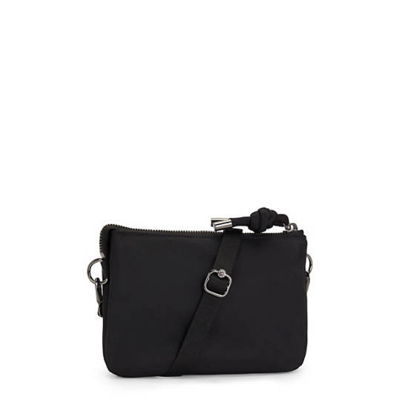 Black Kipling Riri Crossbody Bags | VCMXSA-438