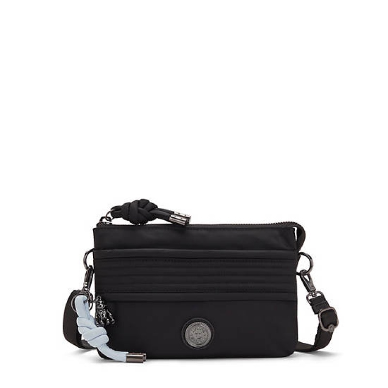 Black Kipling Riri Crossbody Bags | VCMXSA-438