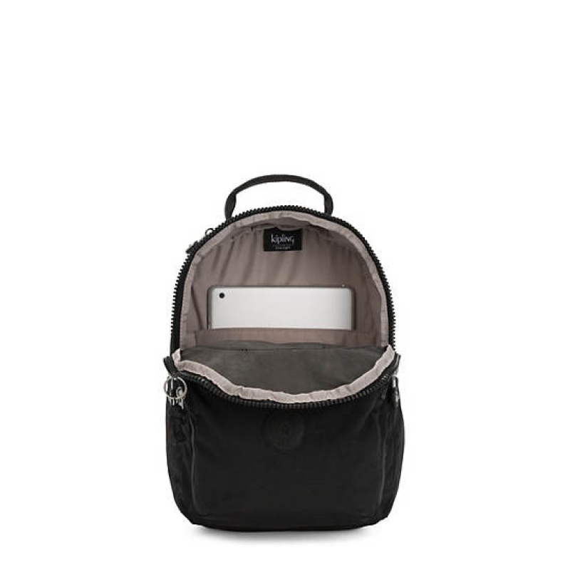 Black Kipling Seoul Small Classic Tablet Backpacks | ZOGUXH-792