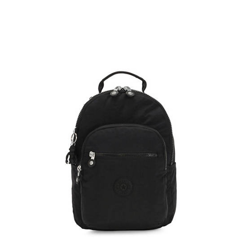 Black Kipling Seoul Small Classic Tablet Backpacks | ZOGUXH-792