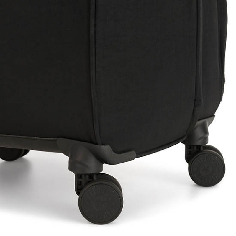 Black Kipling Spontaneous Large Rolling Suitcases | MRXLVP-296