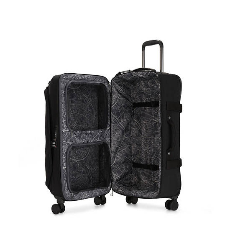 Black Kipling Spontaneous Medium Rolling Suitcases | SQBDYI-086