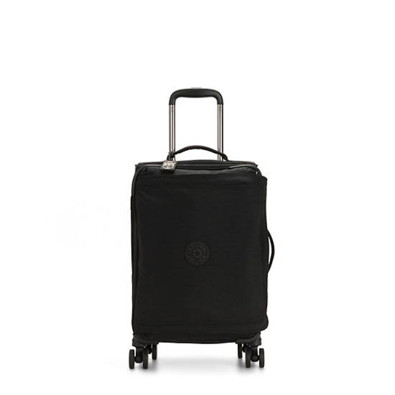 Black Kipling Spontaneous Small Rolling Suitcases | MCAWEI-069