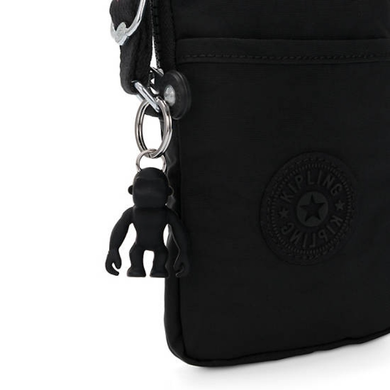 Black Kipling Tally Crossbody Phone Bag | NJDLCQ-325