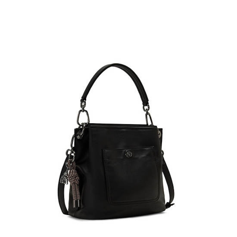 Black Kipling Thais Shoulder Bags | WSIREP-561