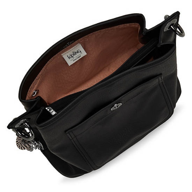 Black Kipling Thais Shoulder Bags | WSIREP-561