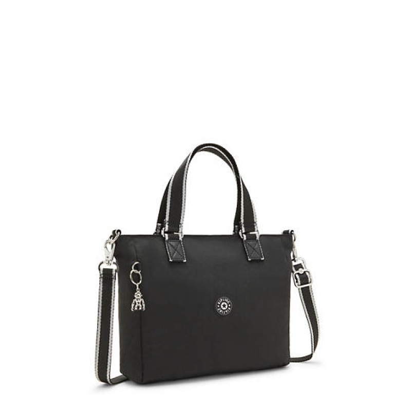 Black Kipling Venla Classic Tote Bags | AFRVOK-697